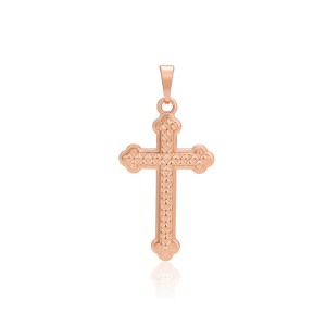 Kulons - krustīņš , rozā zelta pārklājums